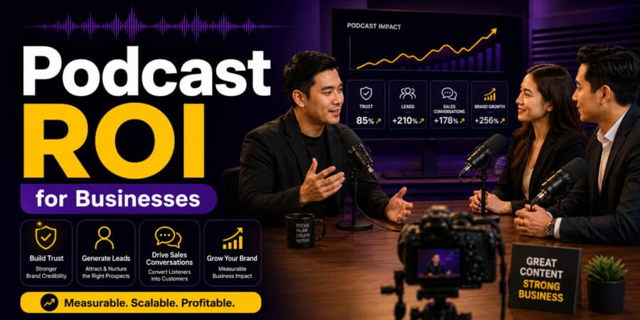 Podcast ROI for businesses beyond views and content metrics
